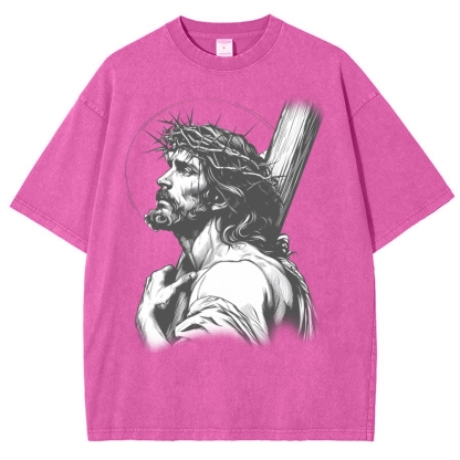 "Humility and obedience - Jesus' example Snowflake Vintage Washed T-Shirt