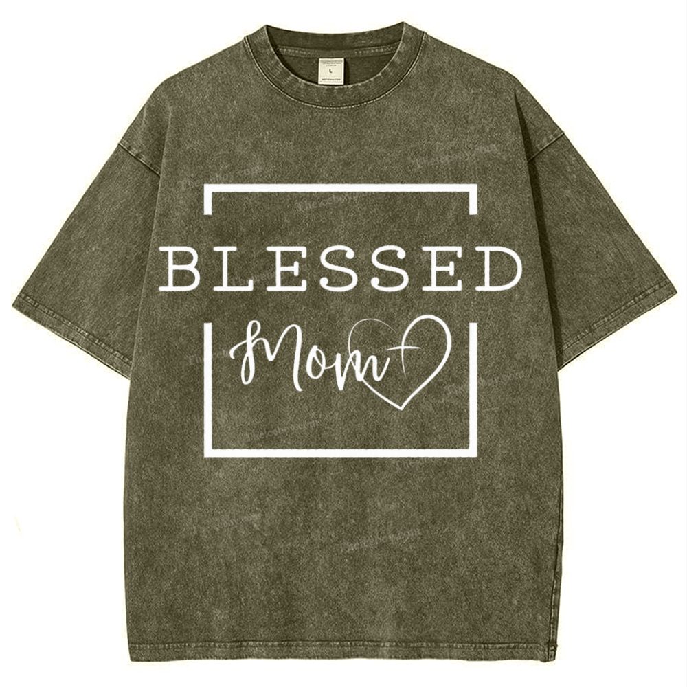 Blessings to Mom Mother's Day Christ Washed T-Shirt