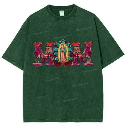 MOM Mother's Day Christ Washed T-Shirt