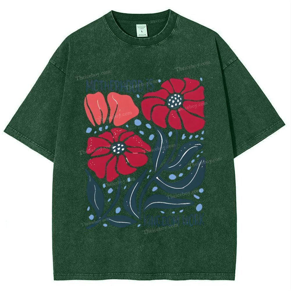 Motherhood Is Kingdom Work Mother's Day Christ Washed T-Shirt