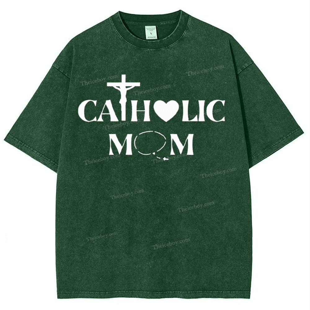 Catholic Mom Mother's Day Christ Washed T-Shirt