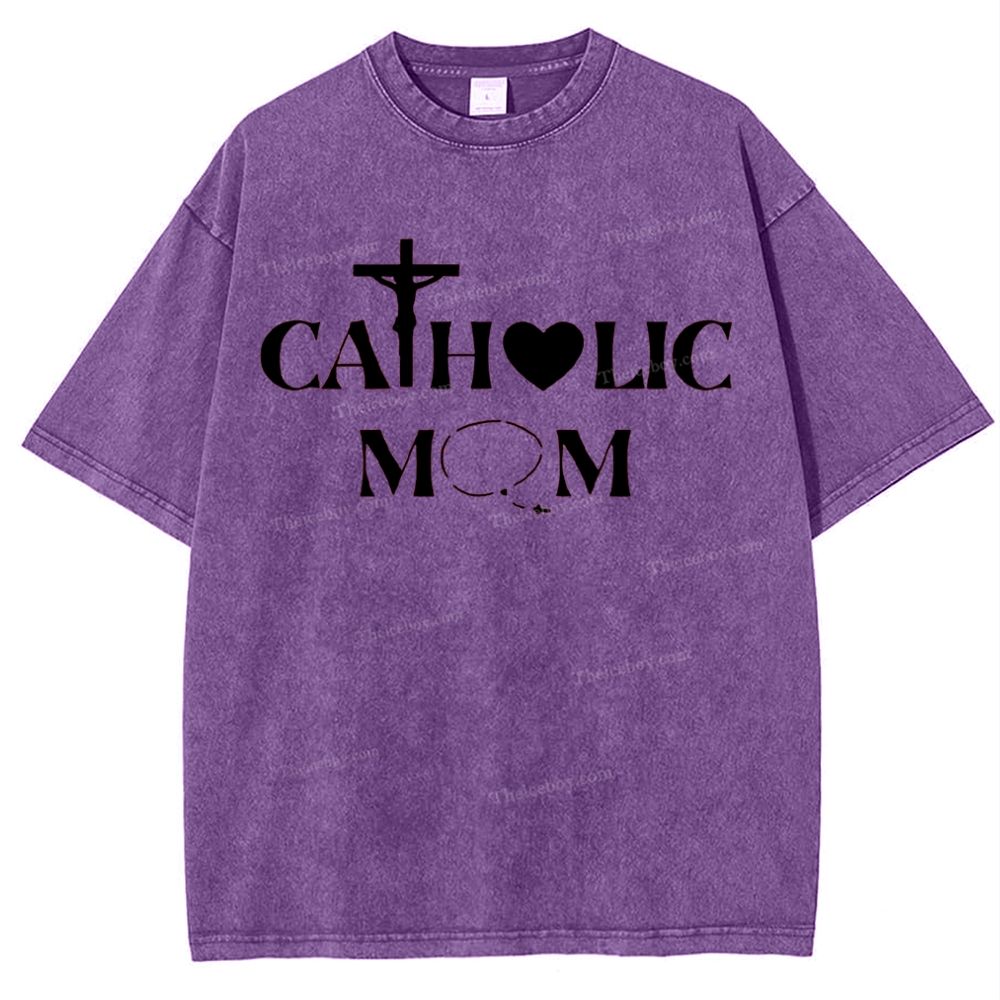 Catholic Mom Mother's Day Christ Washed T-Shirt