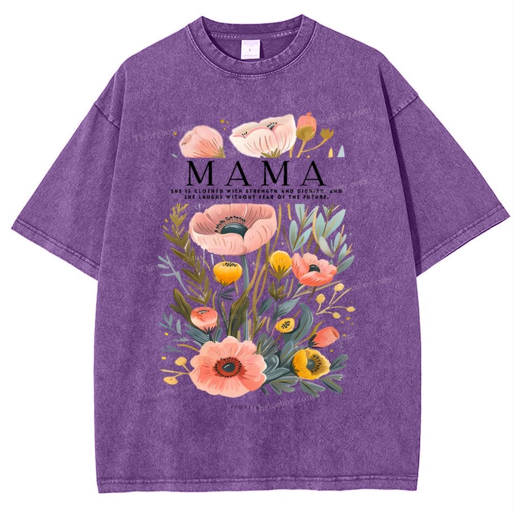 MOM Mother's Day Christ Washed T-Shirt