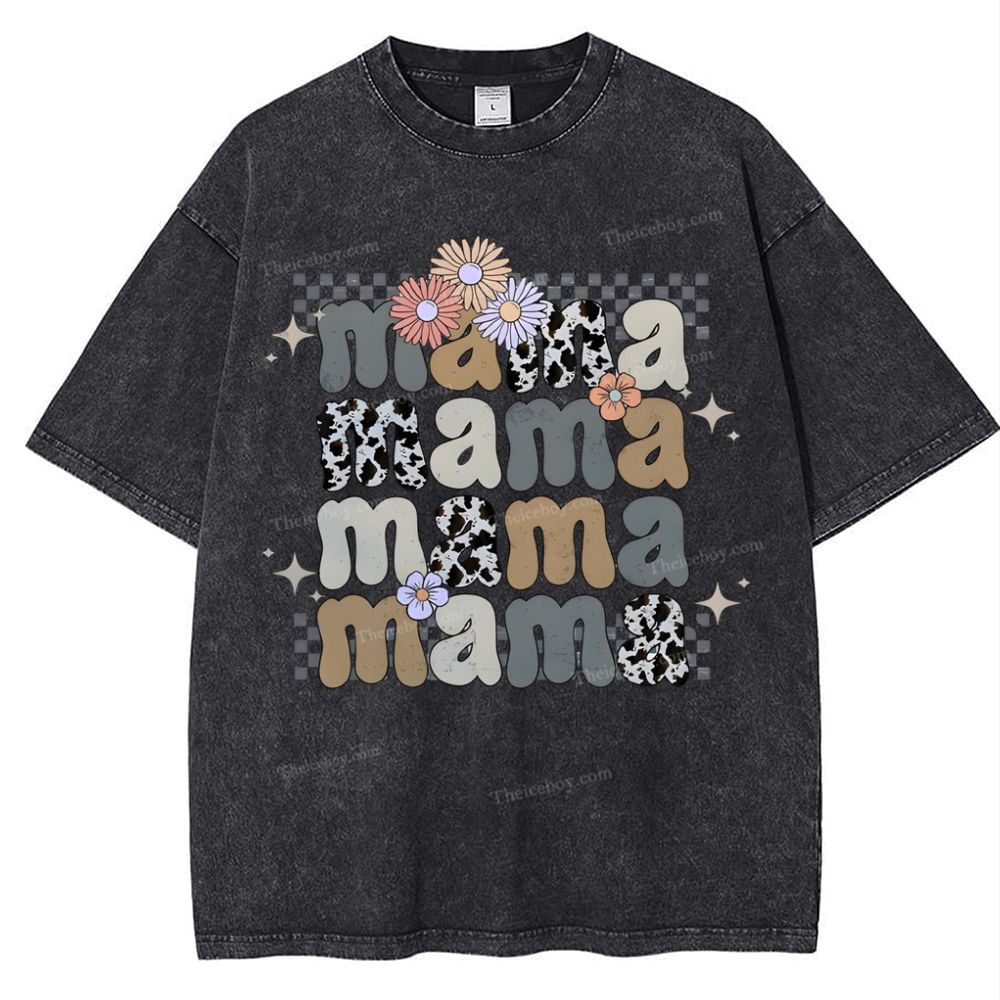MAMA Mother's Day Christ Washed T-Shirt