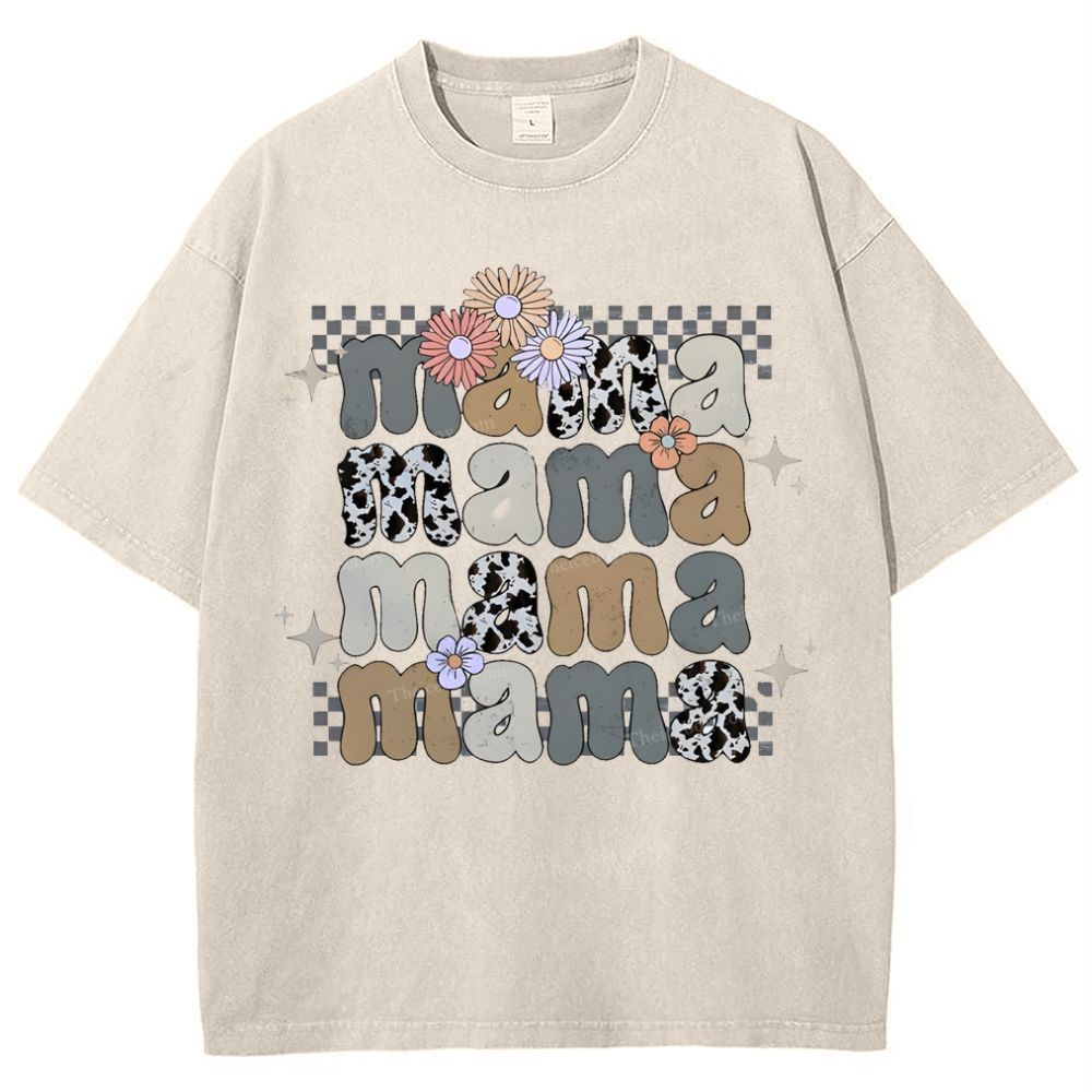 MAMA Mother's Day Christ Washed T-Shirt