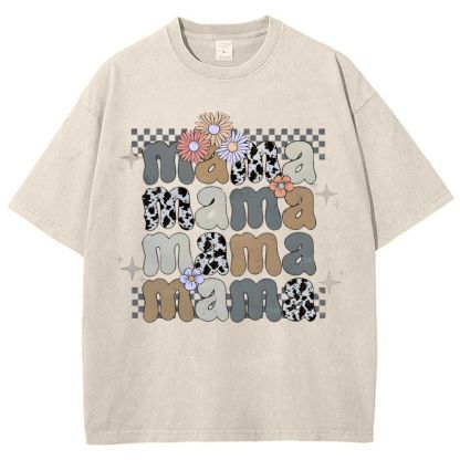 MAMA Mother's Day Christ Washed T-Shirt
