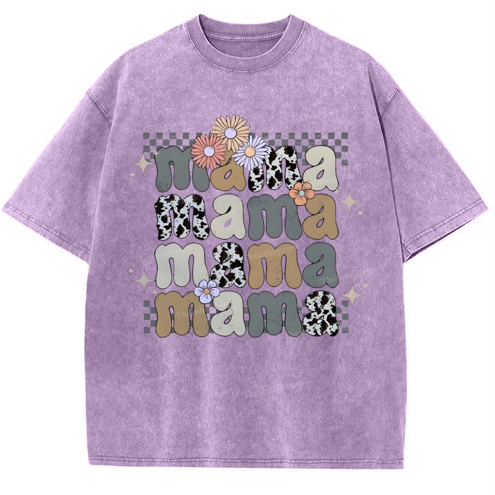 MAMA Mother's Day Christ Washed T-Shirt