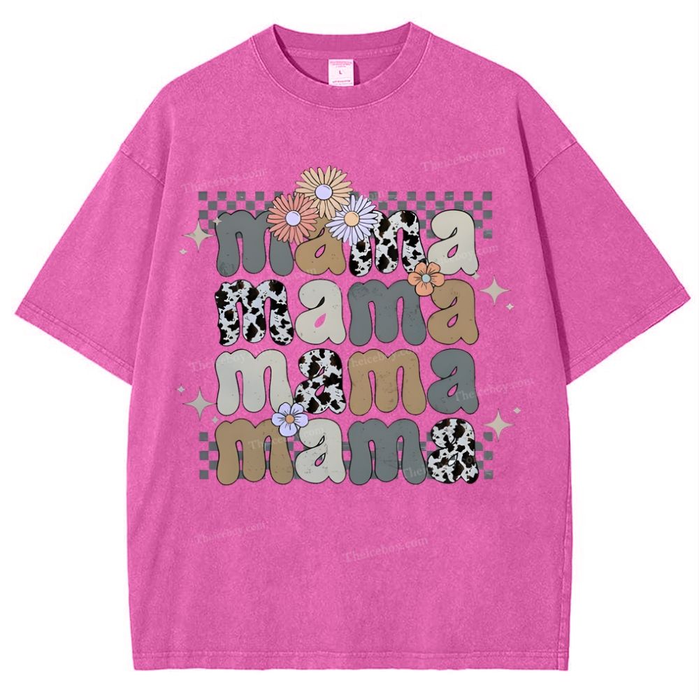 MAMA Mother's Day Christ Washed T-Shirt
