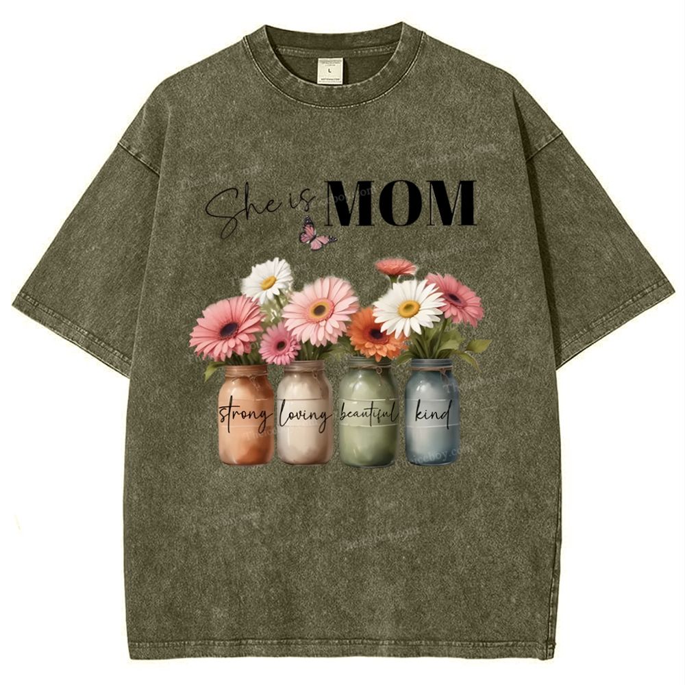 Snowflake Vintage Cotton T-Shirt 2503006257