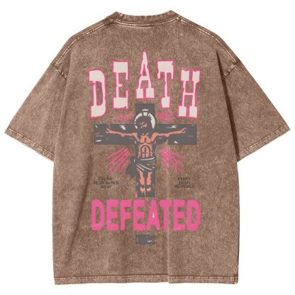 Revelation 21:4 Snowflake Vintage Washed T-Shirt