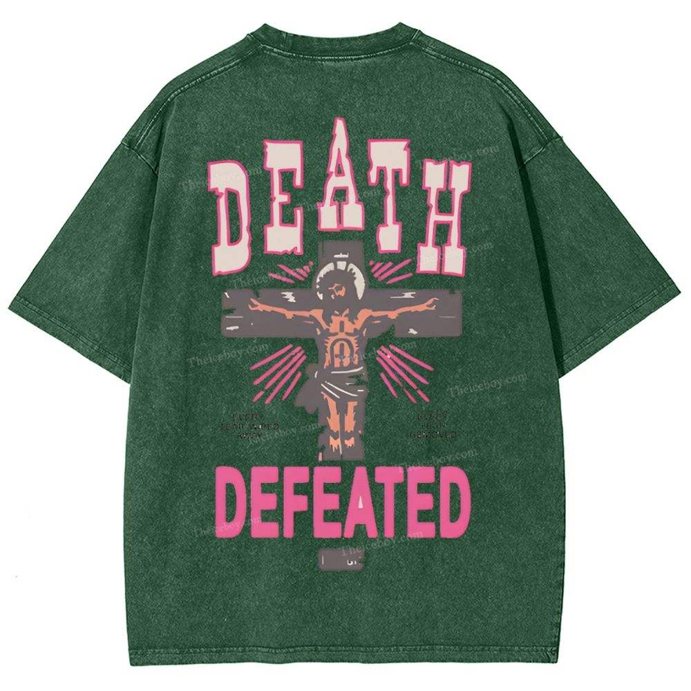 Revelation 21:4 Snowflake Vintage Washed T-Shirt