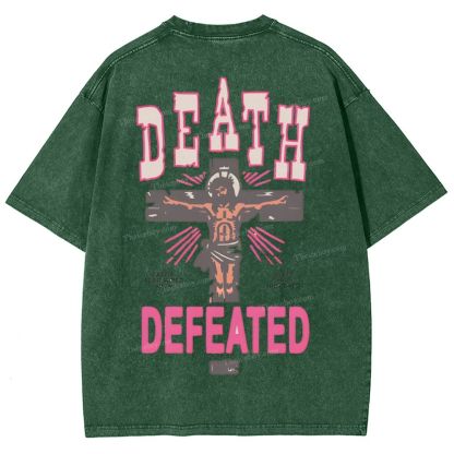 Revelation 21:4 Snowflake Vintage Washed T-Shirt