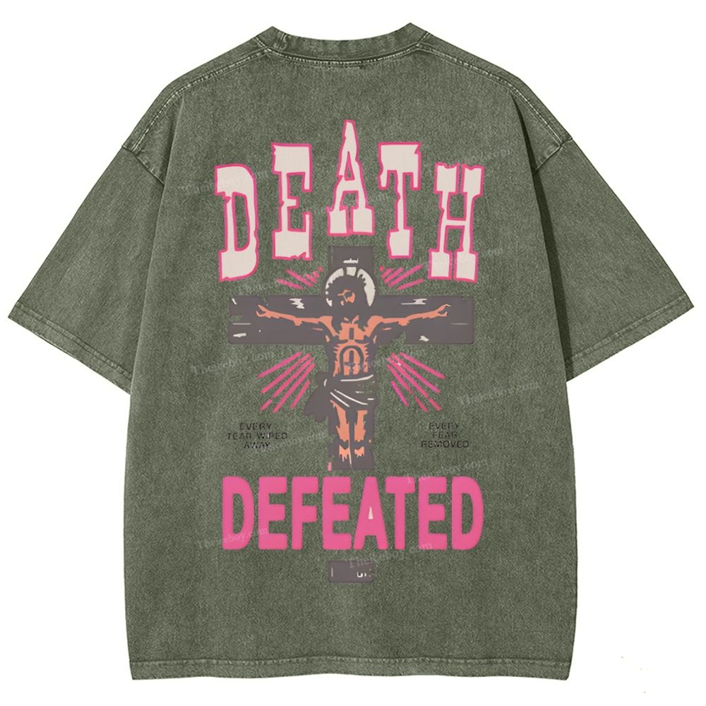 Revelation 21:4 Snowflake Vintage Washed T-Shirt