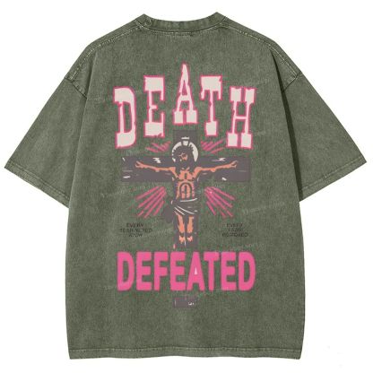 Revelation 21:4 Snowflake Vintage Washed T-Shirt