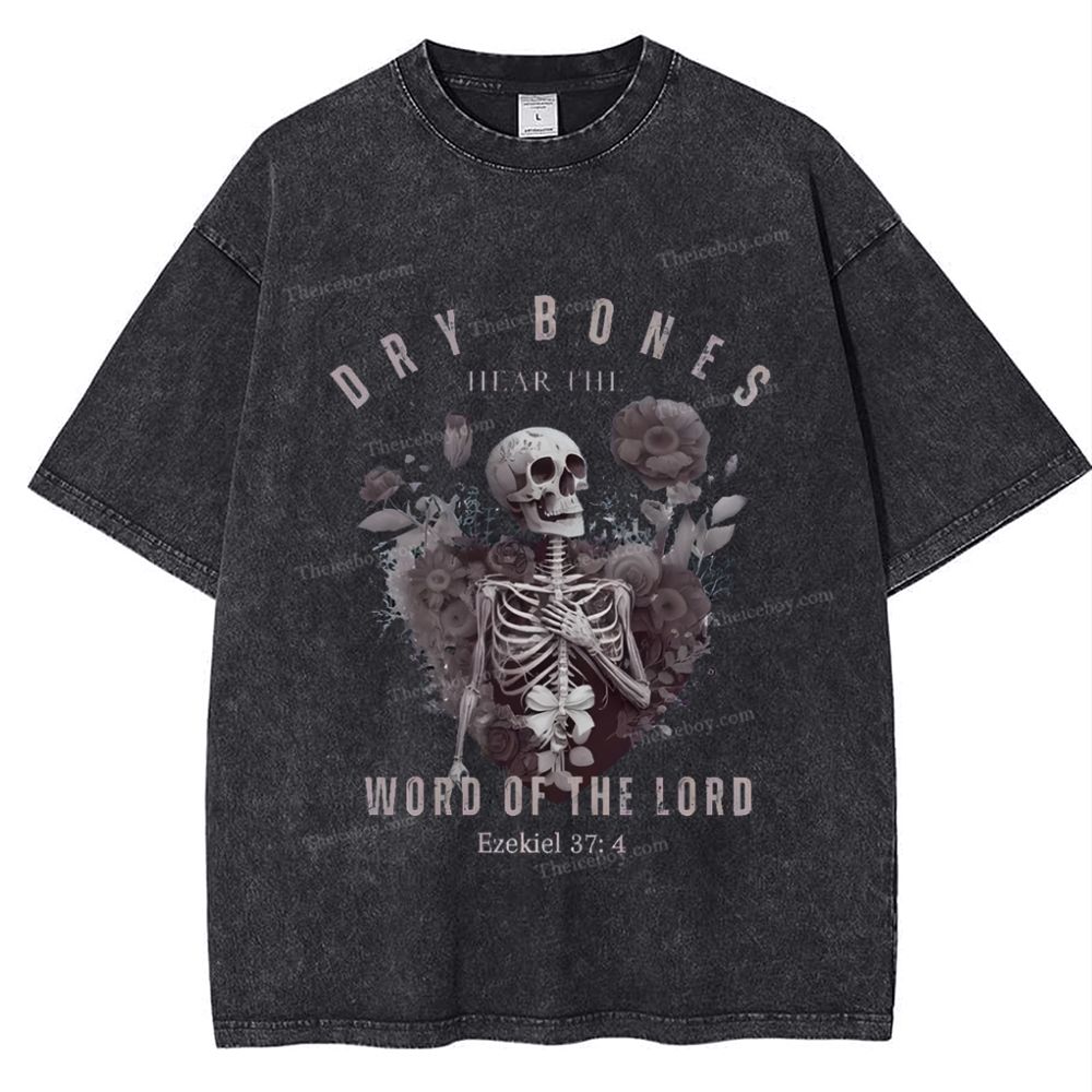 Word Of The Lord Snowflake Vintage Washed T-Shirt
