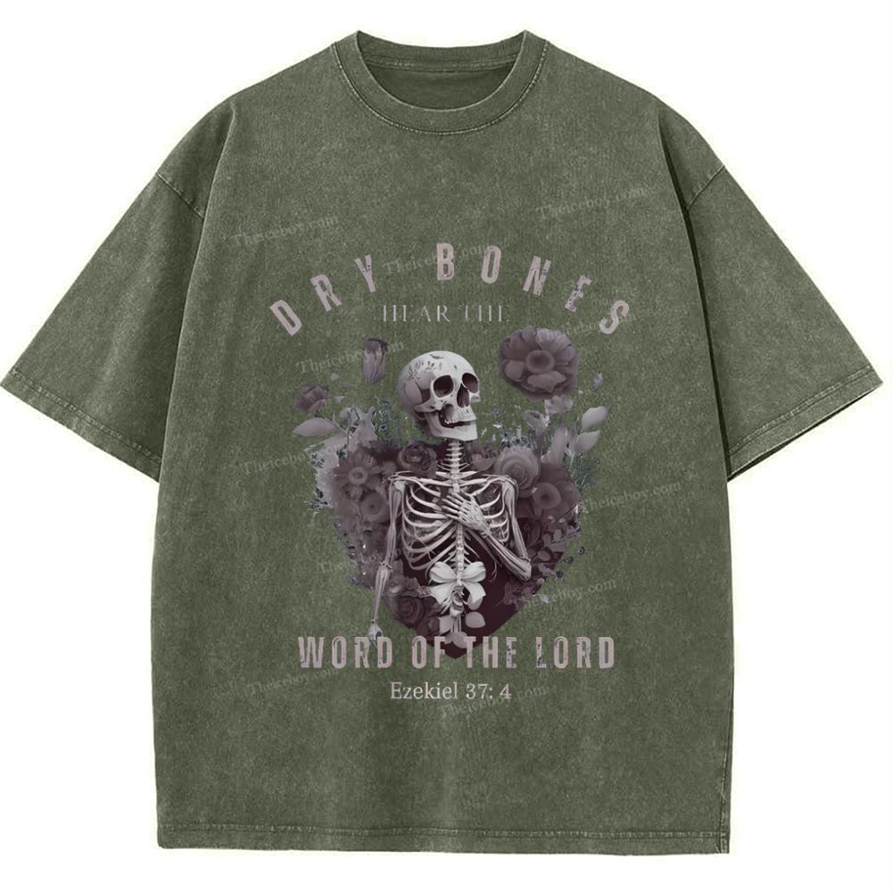 Word Of The Lord Snowflake Vintage Washed T-Shirt