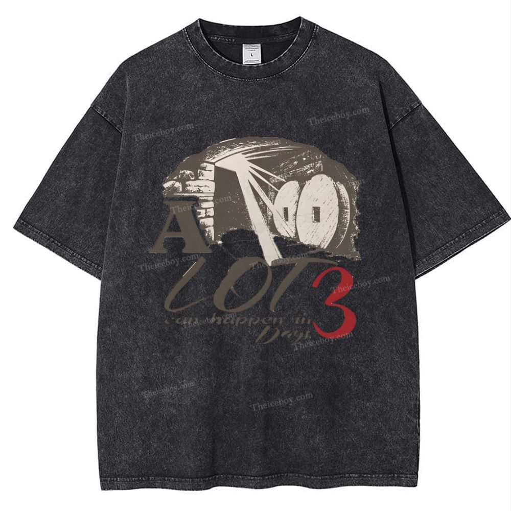 Original Rolling Stone Christ Snowflake Vintage Washed T-Shirt