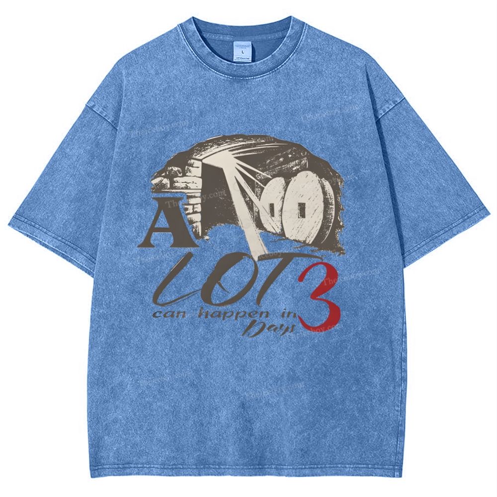 Original Rolling Stone Christ Snowflake Vintage Washed T-Shirt