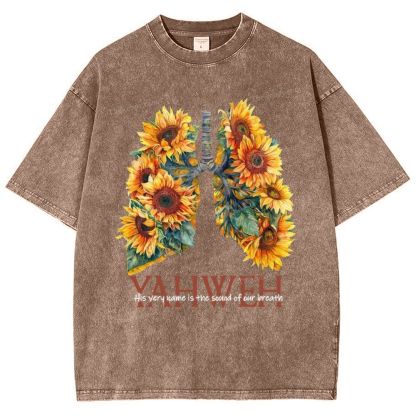 Yahweh Healthy Breathing Snowflake Vintage Washed T-Shirt