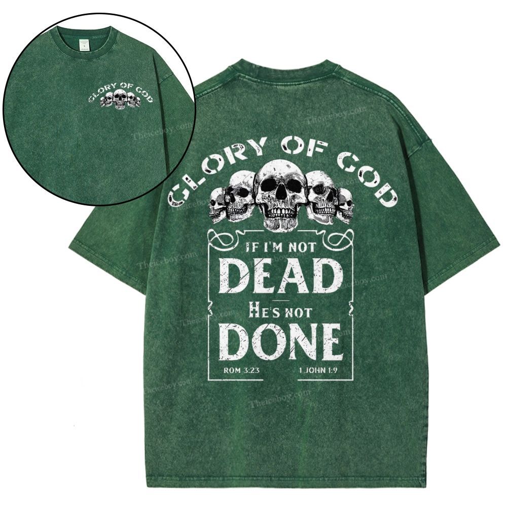 Glory Of God Snowflake Vintage Washed T-Shirt