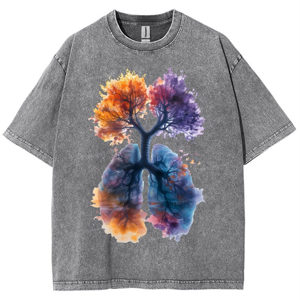 Yahweh Healthy Breathing Snowflake Vintage Washed T-Shirt