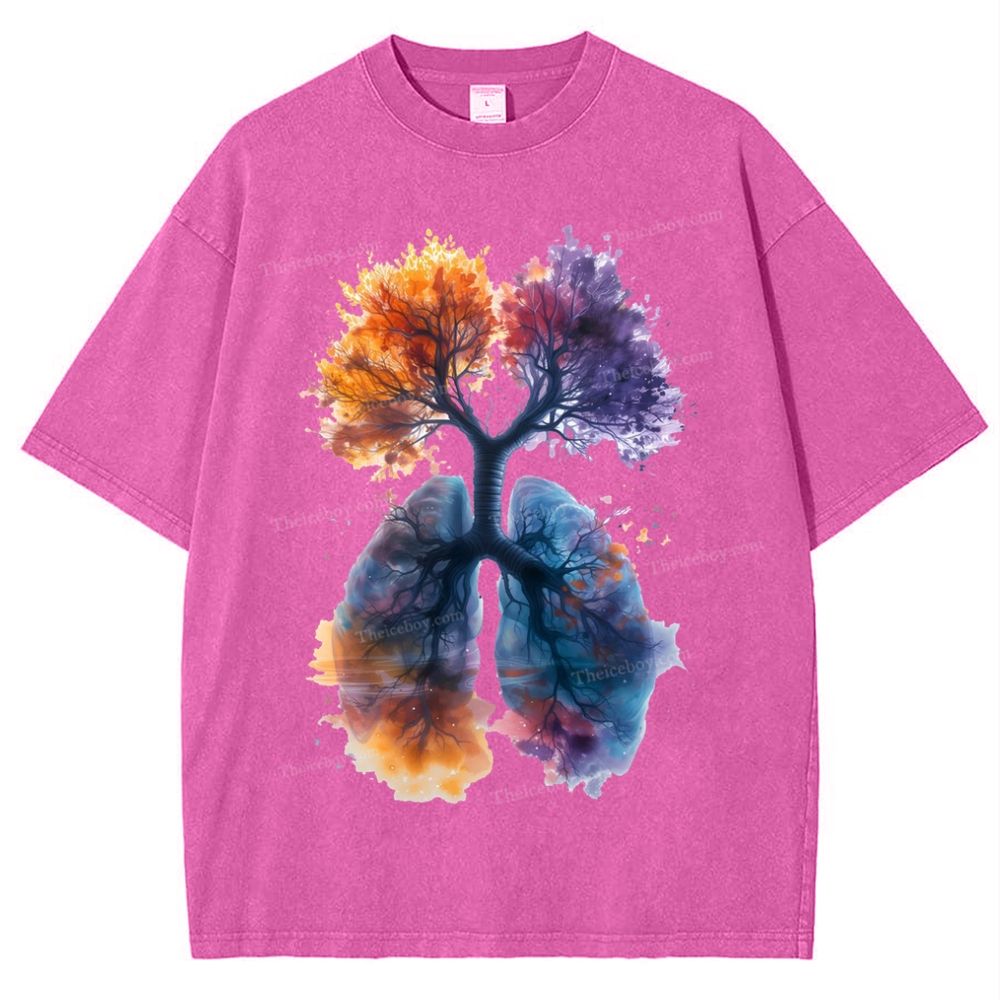 Yahweh Healthy Breathing Snowflake Vintage Washed T-Shirt