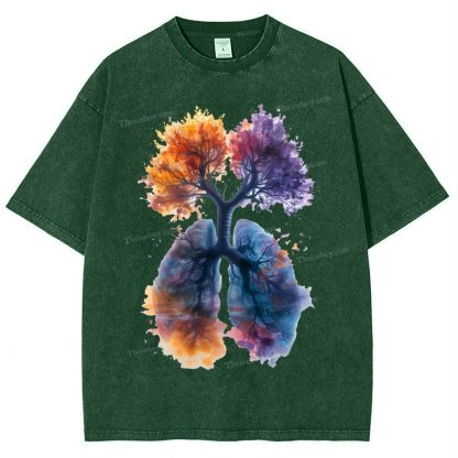 Yahweh Healthy Breathing Snowflake Vintage Washed T-Shirt