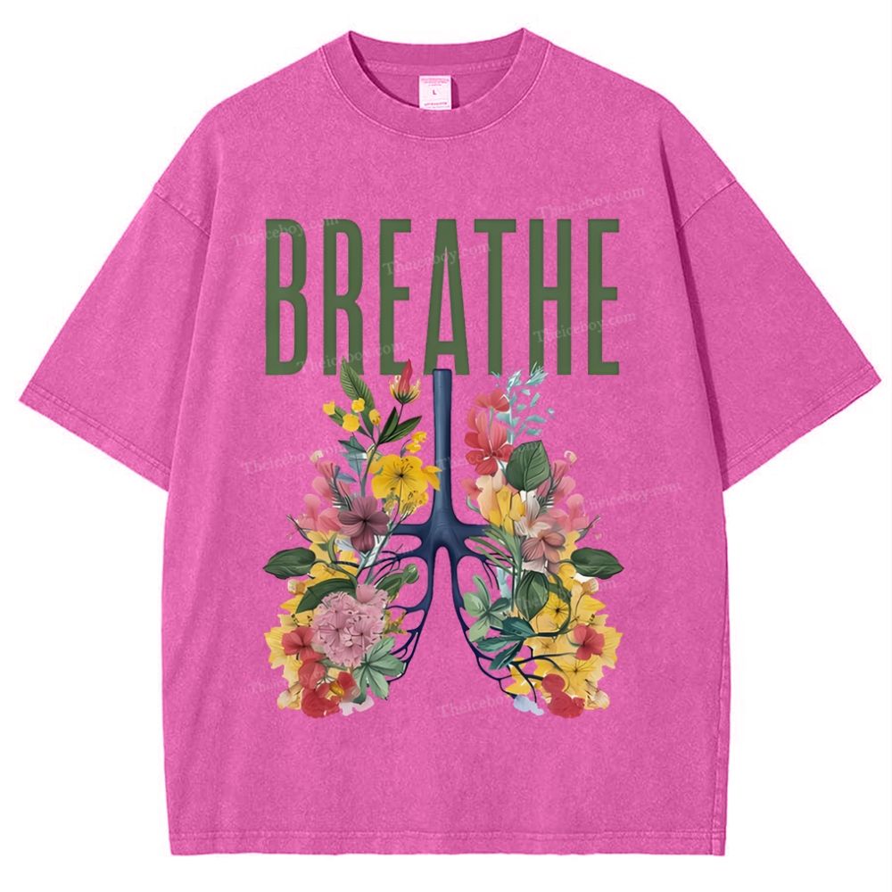 Yahweh Healthy Breathing Snowflake Vintage Washed T-Shirt