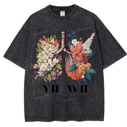 Yahweh Healthy Breathing Snowflake Vintage Washed T-Shirt