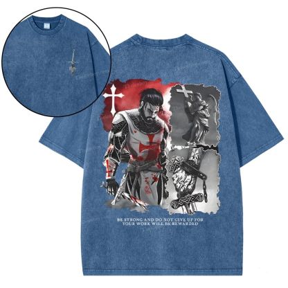 Be Strong And Do Not Give Up Snowflake Vintage Washed T-Shirt