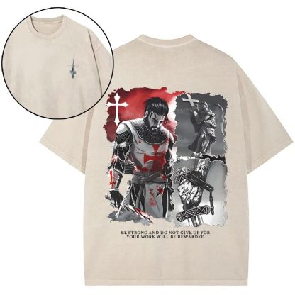 Be Strong And Do Not Give Up Snowflake Vintage Washed T-Shirt