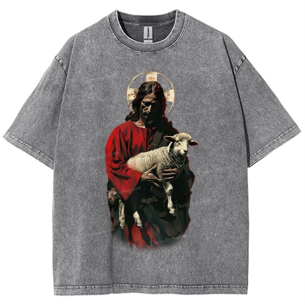 Soul Salvation - The Arms of Jesus Snowflake Vintage Washed T-Shirt
