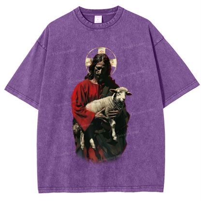 Soul Salvation - The Arms of Jesus Snowflake Vintage Washed T-Shirt