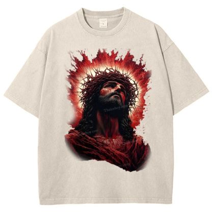 Look Up To The Same Snowflake Vintage Washed T-Shirt