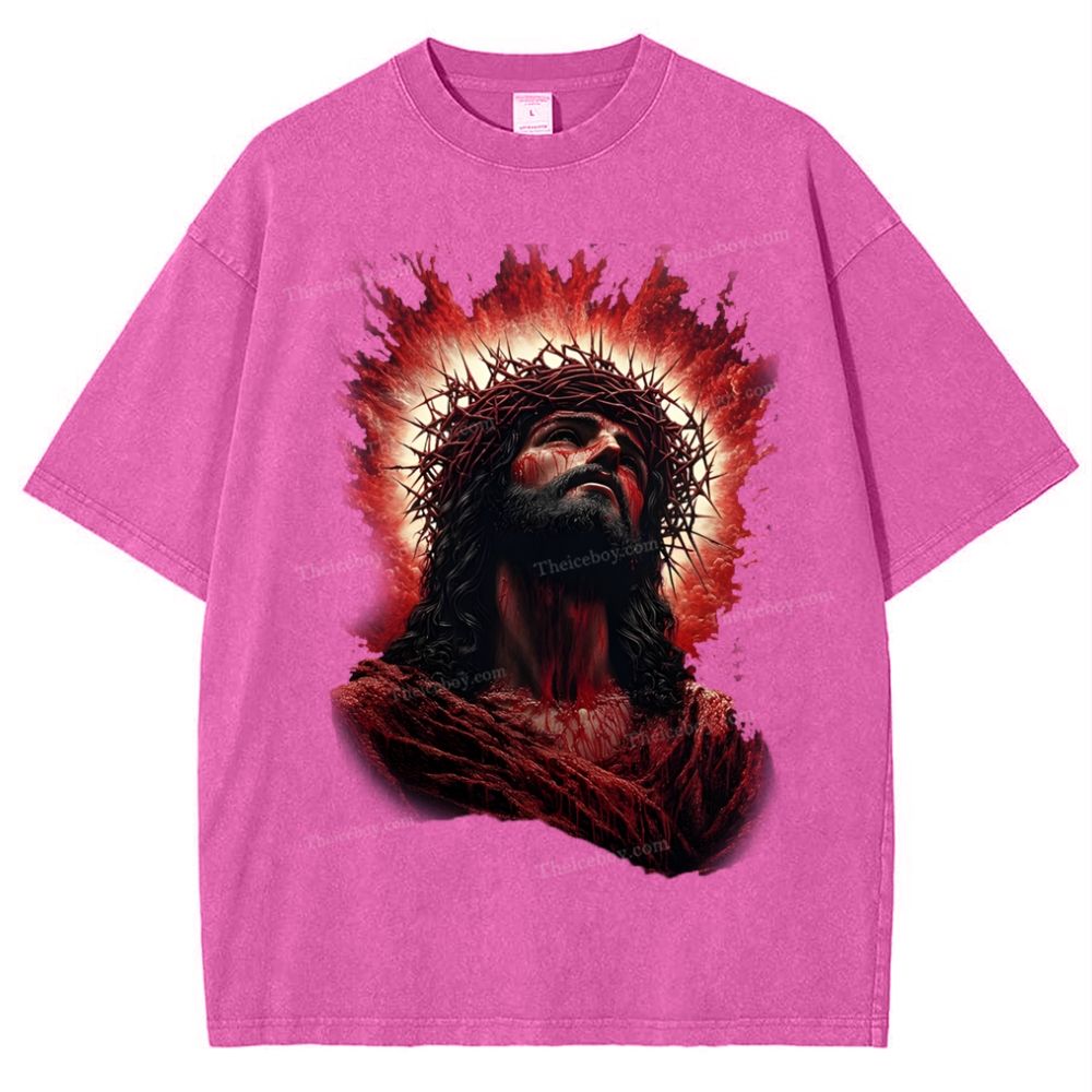 Look Up To The Same Snowflake Vintage Washed T-Shirt