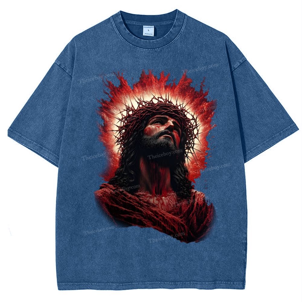 Look Up To The Same Snowflake Vintage Washed T-Shirt