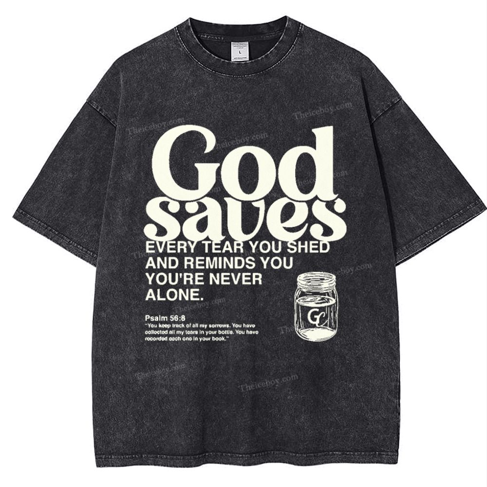 God Saves Snowflake Vintage Washed T-Shirt