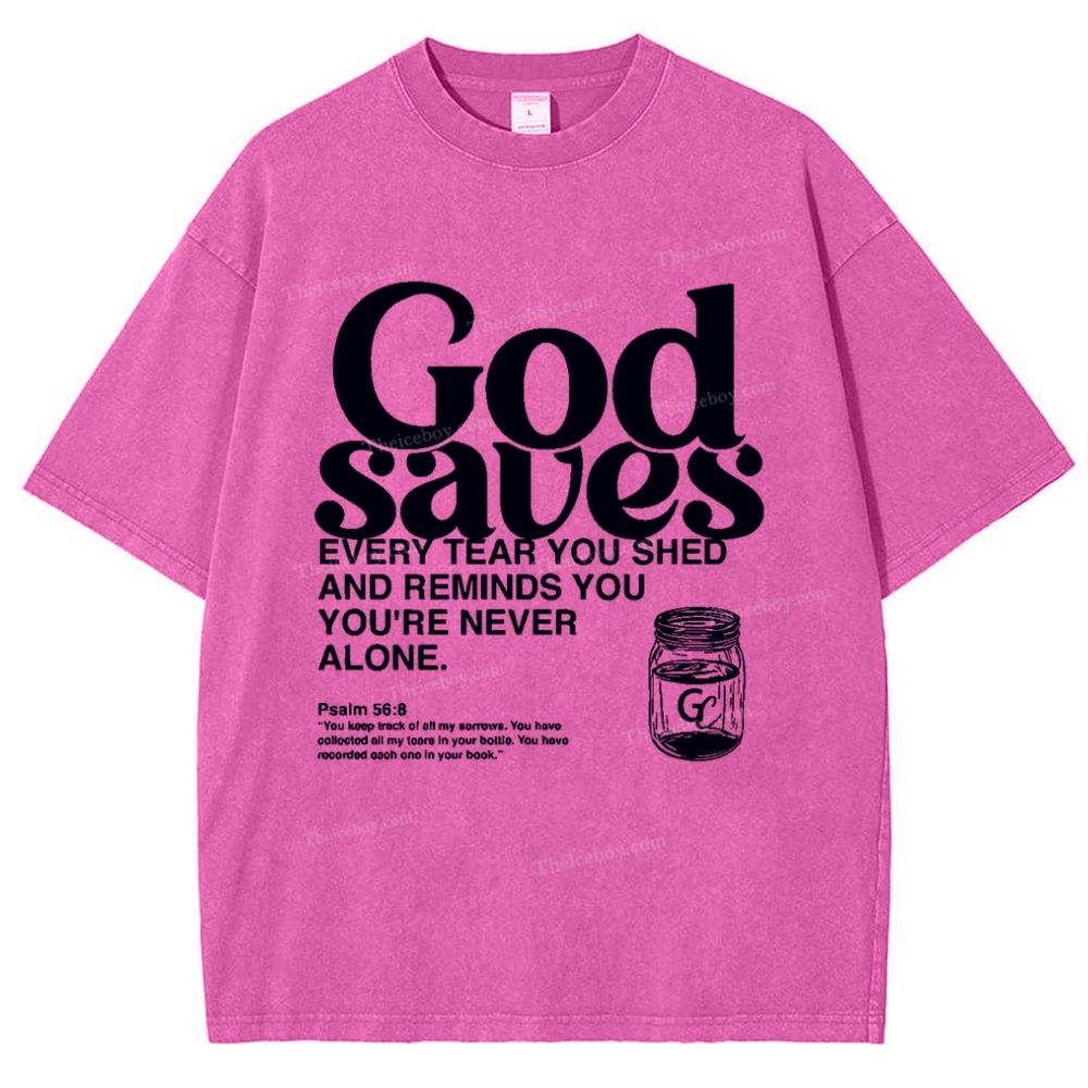God Saves Snowflake Vintage Washed T-Shirt