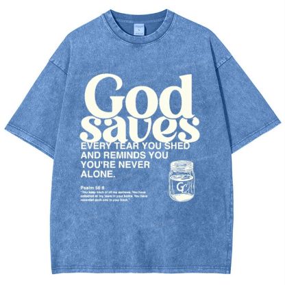 God Saves Snowflake Vintage Washed T-Shirt