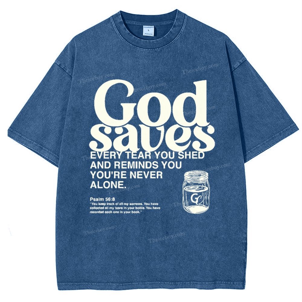 God Saves Snowflake Vintage Washed T-Shirt