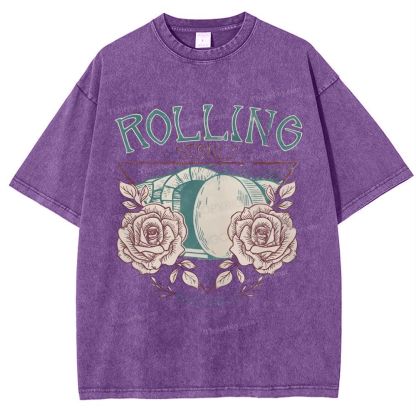 Rolling Stones Snowflake Vintage Washed T-Shirt