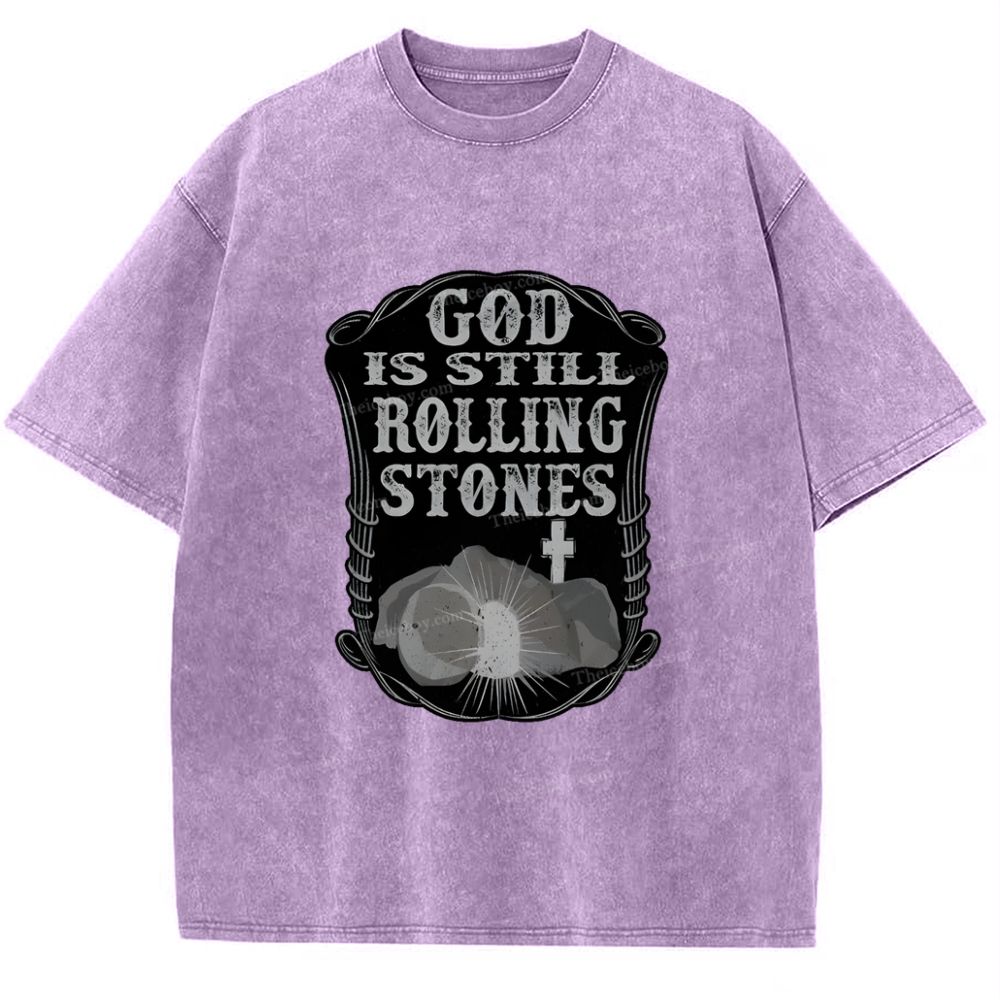 Rolling Stones Snowflake Vintage Washed T-Shirt