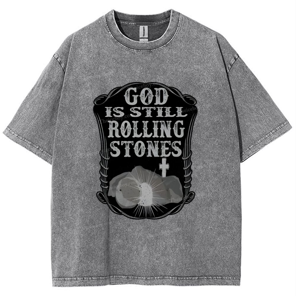 Rolling Stones Snowflake Vintage Washed T-Shirt