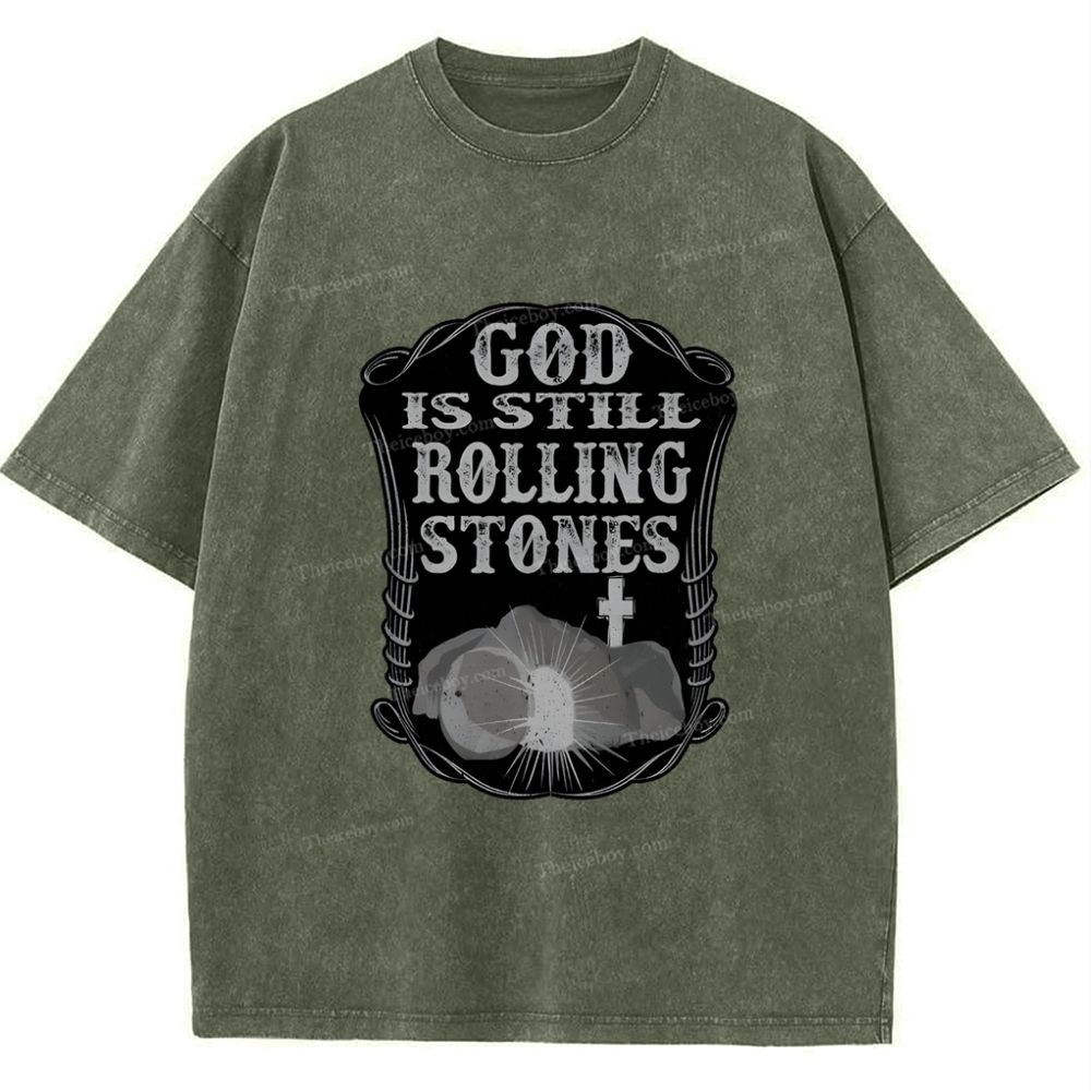 Rolling Stones Snowflake Vintage Washed T-Shirt