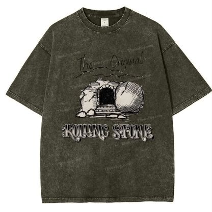 Rolling Stones Snowflake Vintage Washed T-Shirt