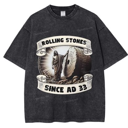 Rolling Stones Snowflake Vintage Washed T-Shirt
