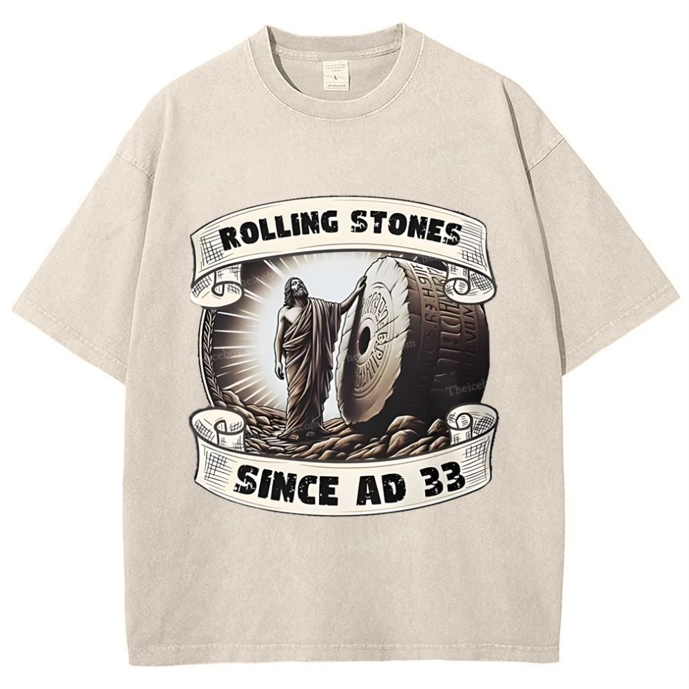 Rolling Stones Snowflake Vintage Washed T-Shirt