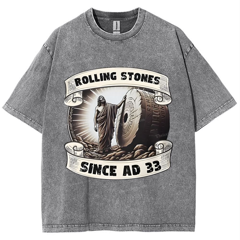 Rolling Stones Snowflake Vintage Washed T-Shirt