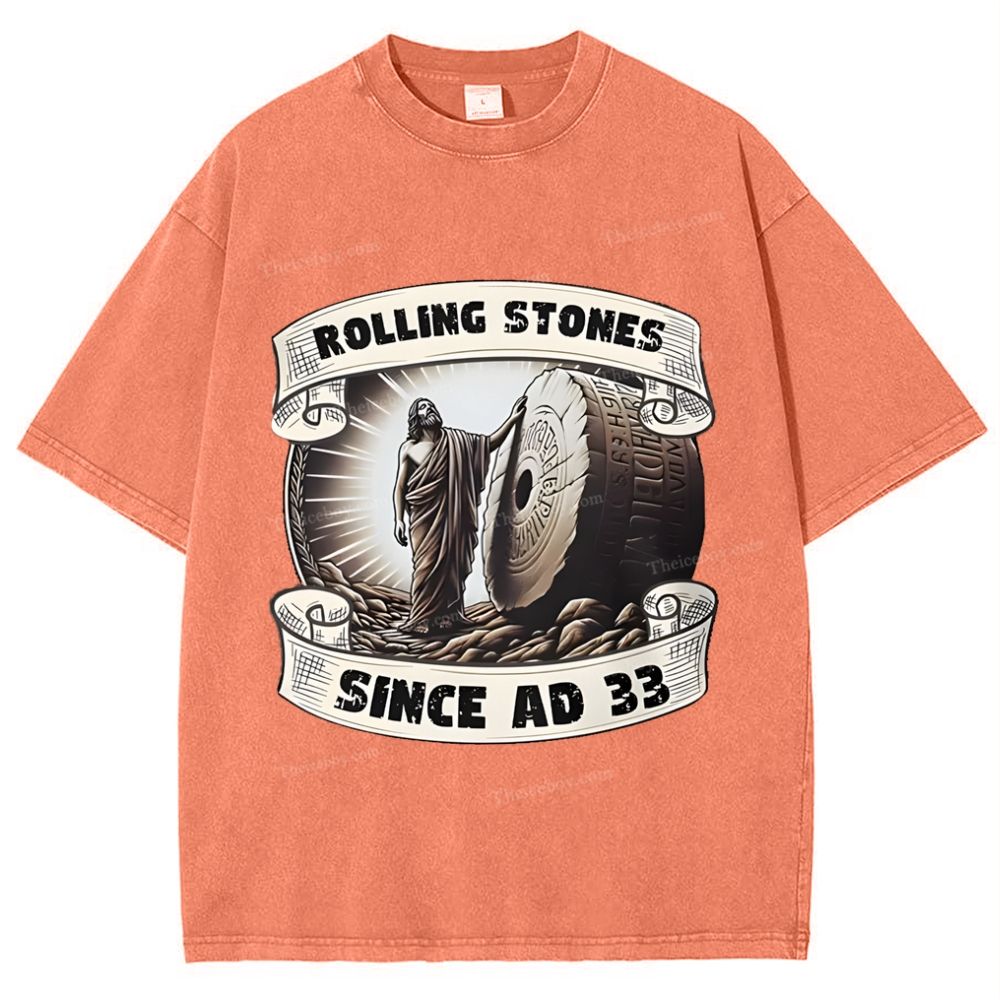 Rolling Stones Snowflake Vintage Washed T-Shirt