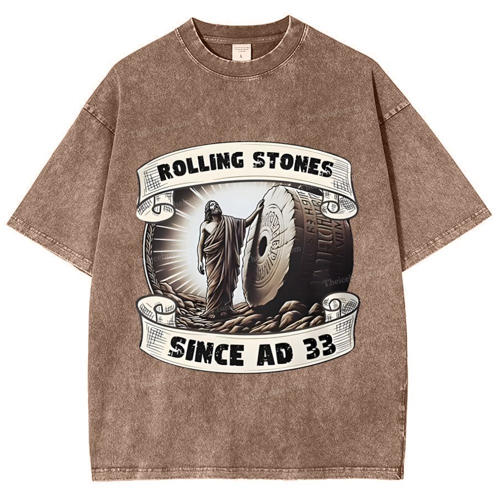 Rolling Stones Snowflake Vintage Washed T-Shirt